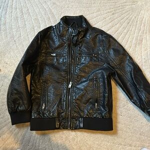 Kids H & M pleather jacket